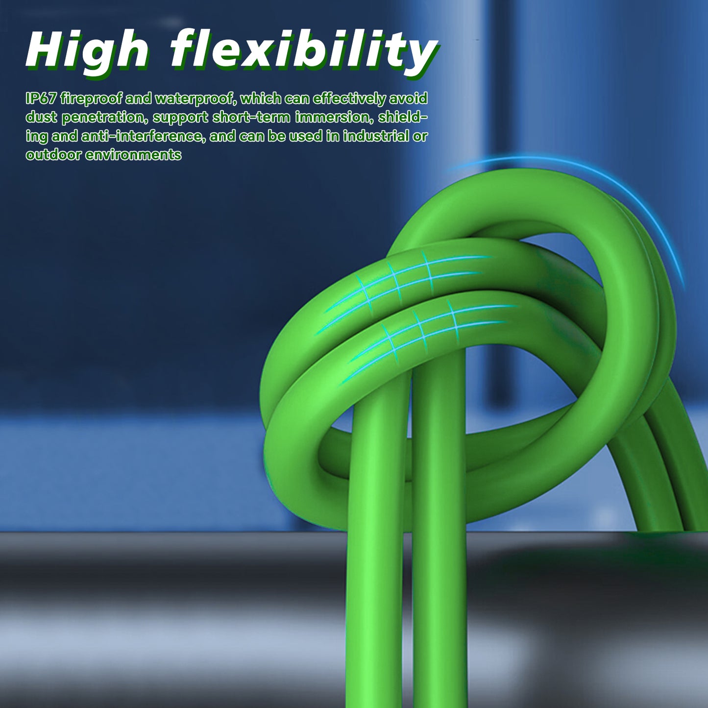 M12 to RJ45 Industrial Ethernet Cable Cat5e,Automation Systems Interconnect M12 8 Pin A Code Male to RJ45 Male Shielded Cable Assembly, Cat5e SFTP 26 AWG 2M/6.6Ft