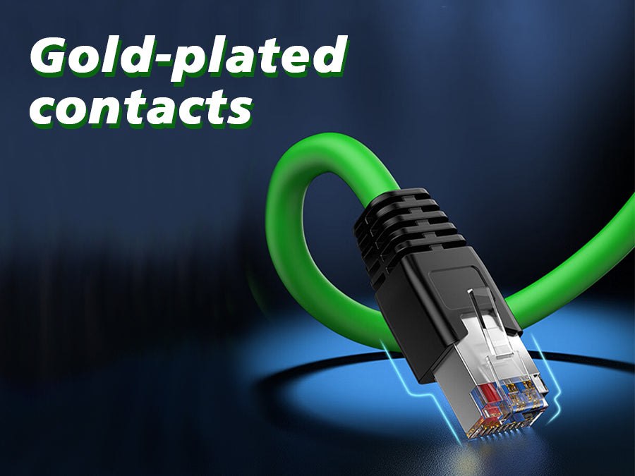 M12 4 Pin to RJ45 Shielded Cable Assembly, Industrial Field-wireable M12 4 Pin D Code Male to RJ45 Ethernet CAT5e Cable Assembly 3.3Ft Shielded Patch Cord for Automation Application